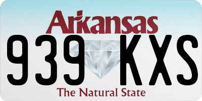 AR license plate 939KXS