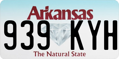 AR license plate 939KYH