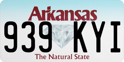 AR license plate 939KYI