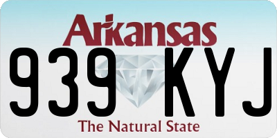 AR license plate 939KYJ