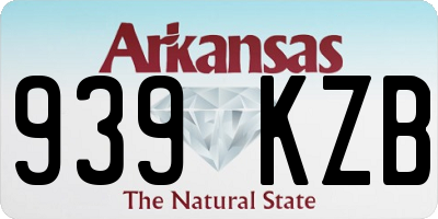 AR license plate 939KZB