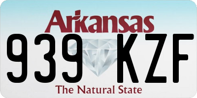 AR license plate 939KZF