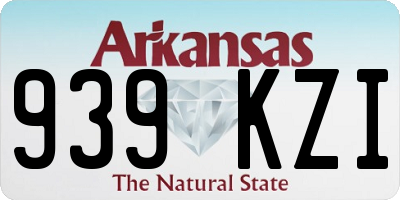 AR license plate 939KZI