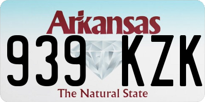 AR license plate 939KZK