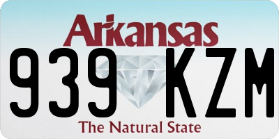 AR license plate 939KZM