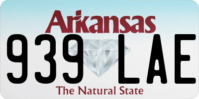 AR license plate 939LAE