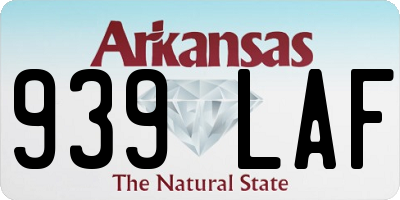 AR license plate 939LAF