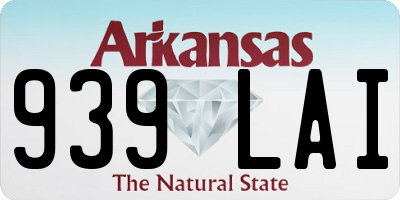 AR license plate 939LAI