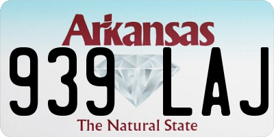AR license plate 939LAJ