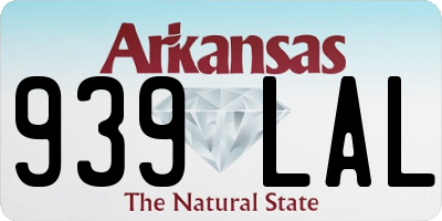 AR license plate 939LAL