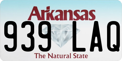 AR license plate 939LAQ