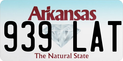 AR license plate 939LAT