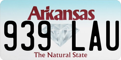 AR license plate 939LAU
