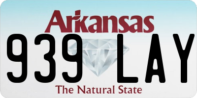 AR license plate 939LAY