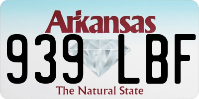 AR license plate 939LBF