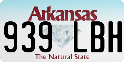 AR license plate 939LBH
