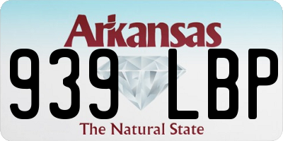 AR license plate 939LBP