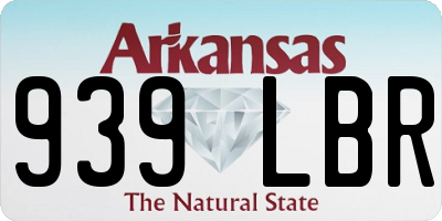 AR license plate 939LBR