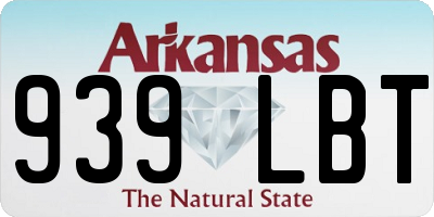 AR license plate 939LBT