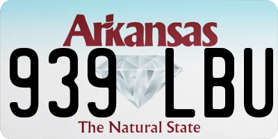 AR license plate 939LBU