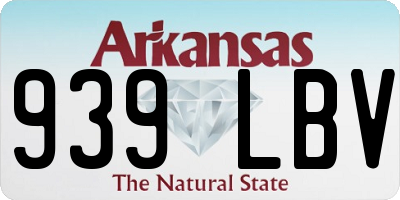 AR license plate 939LBV