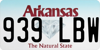 AR license plate 939LBW