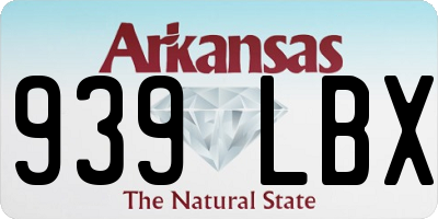 AR license plate 939LBX