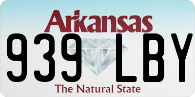 AR license plate 939LBY