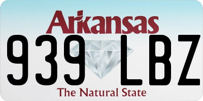 AR license plate 939LBZ