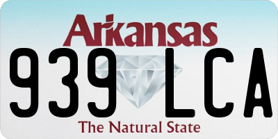 AR license plate 939LCA