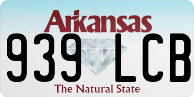 AR license plate 939LCB