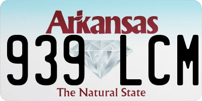 AR license plate 939LCM