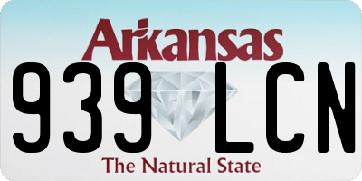 AR license plate 939LCN