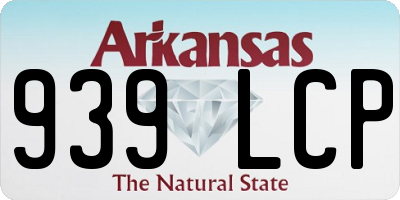 AR license plate 939LCP