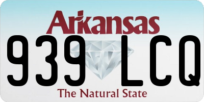 AR license plate 939LCQ