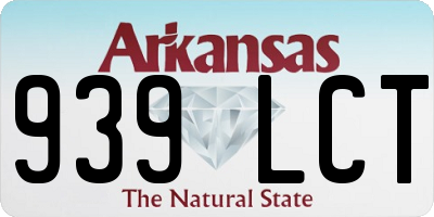 AR license plate 939LCT