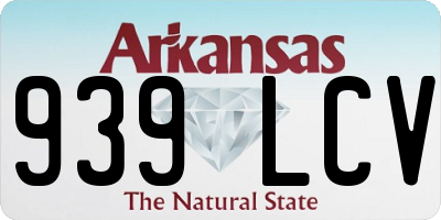AR license plate 939LCV
