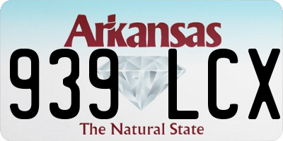 AR license plate 939LCX