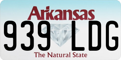 AR license plate 939LDG
