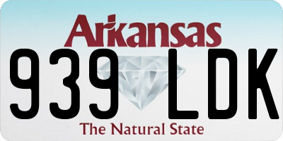 AR license plate 939LDK