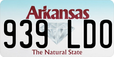 AR license plate 939LDO