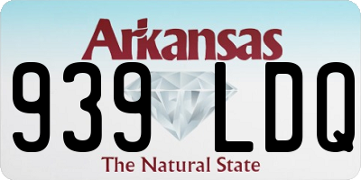AR license plate 939LDQ