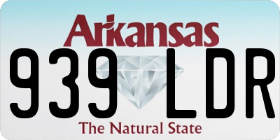 AR license plate 939LDR