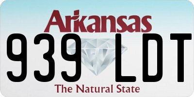 AR license plate 939LDT