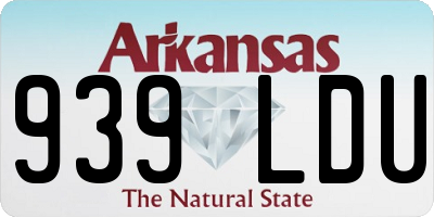 AR license plate 939LDU