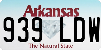AR license plate 939LDW