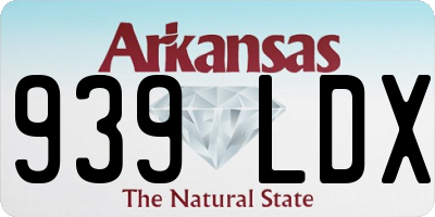 AR license plate 939LDX