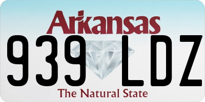 AR license plate 939LDZ