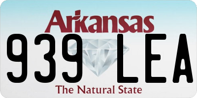 AR license plate 939LEA