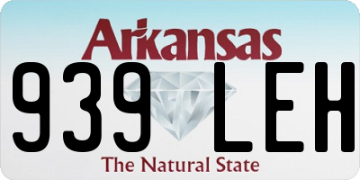 AR license plate 939LEH